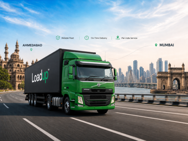 Online truck booking from Ahmedabad to Mumbai