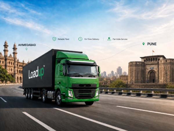 Online truck booking from Ahmedabad to Pune