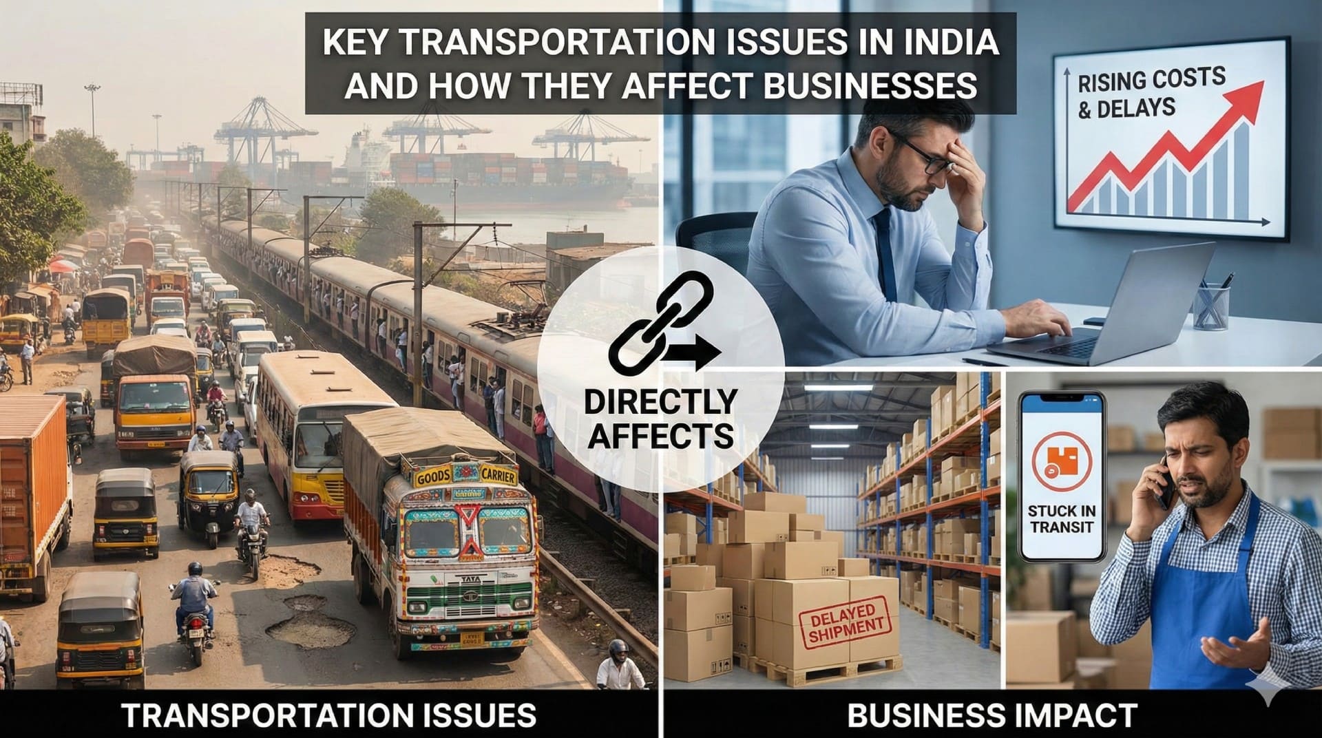 Key Transportation Issues in India and How They Affect Businesses